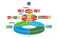 Figuur 1: Sustainable Development Goals: Wedding cake. De kwaliteit van de leefomgeving (biosphere) is de gedeelde basis van de samenleving en economie. Bron: Stockholm Resilience Centre Figuur 1: Sustainable Development Goals: Wedding cake. De kwaliteit van de leefomgeving (biosphere) is de gedeelde basis van de samenleving en economie. Bron: Stockholm Resilience Centre