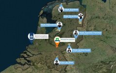 Zes pilots: Ecolana in Holwerd, Drenthe in Emmen, Flevoland in Dronten, Twente-Twickel in Bentelo, Achterhoek in Hengelo en de Peel in Odiliapeel