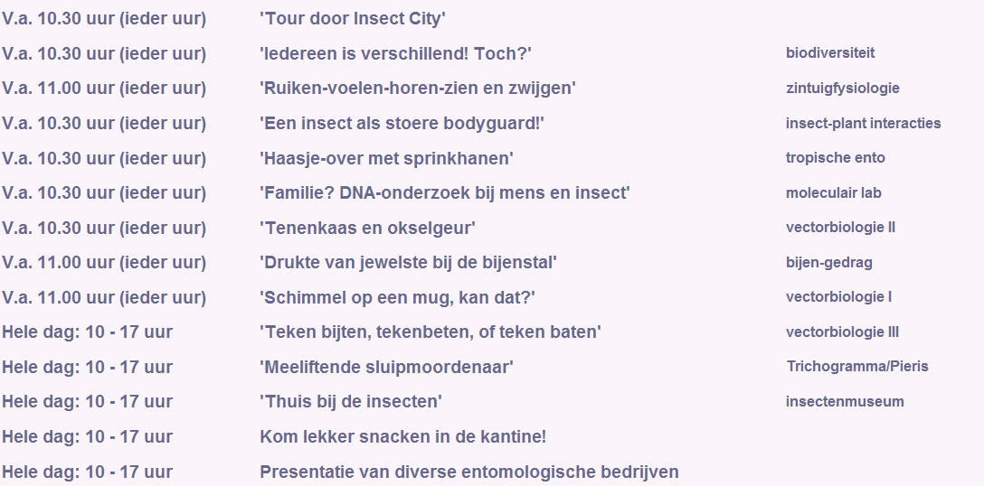 Tijdschema Tijdschema
