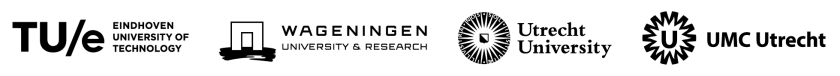 TU Eindhoven, Wageningen University & Research, Utrecht University, UMC Utrecht