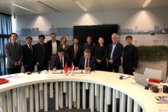 Officieel tekenmoment van het PhD-programma tussen WUR (Rector Magnificus Arthur Mol) en China Agricultural University (voorzitter Sun Qinxin) in 2018. Achter Sun Qinxin: Carolien Kroeze en rechts van haar: Fusuo Zhang. Foto: Xiaoyong Zhang Officieel tekenmoment van het PhD-programma tussen WUR (Rector Magnificus Arthur Mol) en China Agricultural University (voorzitter Sun Qinxin) in 2018. Achter Sun Qinxin: Carolien Kroeze en rechts van haar: Fusuo Zhang. Foto: Xiaoyong Zhang
