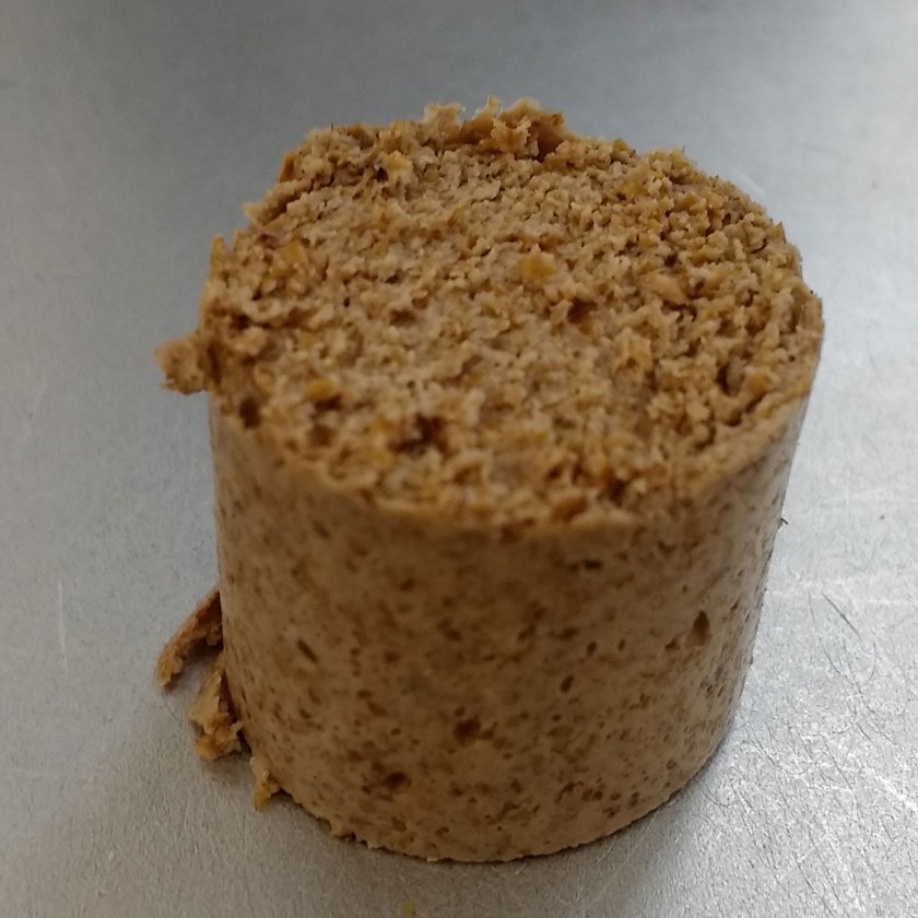 Figure: Textured Mealworm paste after 400 MPa treatment