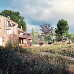 Zuiver, Bosrijk Eindhoven - Ontwikkeld & ontworpen voor en door BPD/Sprangers in samenwerking  met Marc Koehler Architects, Boom Landscape, Superuse Studios, Peter  Mensinga (Arup) en Robbert Snep (Wageningen University & Research).