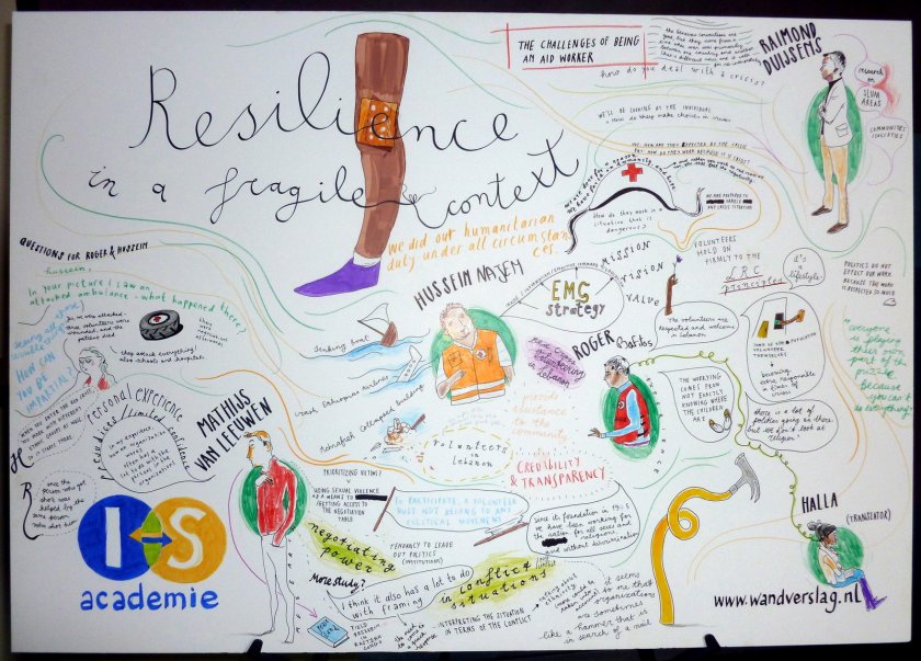An artist's impression of the session