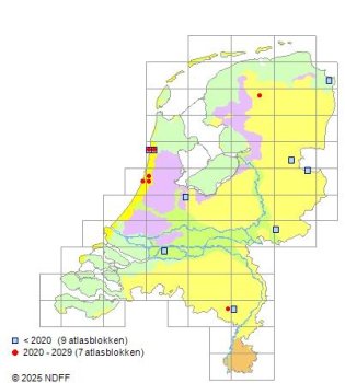 Verspreidingskaart sikahert Verspreidingskaart sikahert
