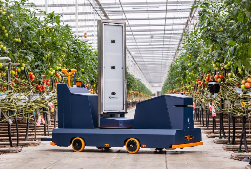 De autonome robot die de opbrengstcapaciteit van een tomatenkas kan voorspellen: de Plantalyzer