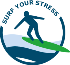 Surf your Stress Pictogram