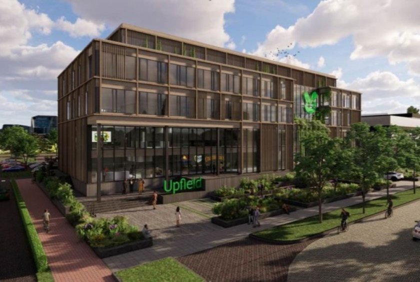 Impressie van het nieuwe Upfield gebouw Impressie van het nieuwe Upfield gebouw