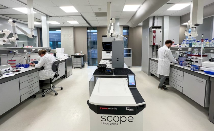 Het lab van Scope Biosciences op de Wageningen Campus