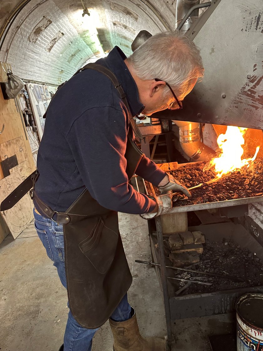 Lucas forms metal using heat