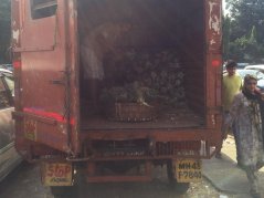 Transport van ananas in India Transport van ananas in India